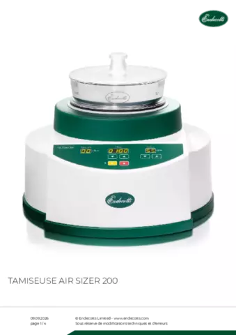Fiche produit Air Sizer 200