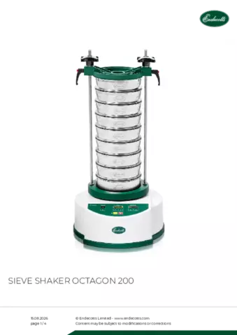 Product data sheet Octagon 200